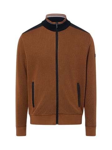 Bugatti Sweatjacke in braun schwarz - 0002