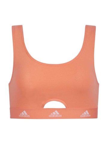 adidas Bustier SCOOP BRALETTE in coral