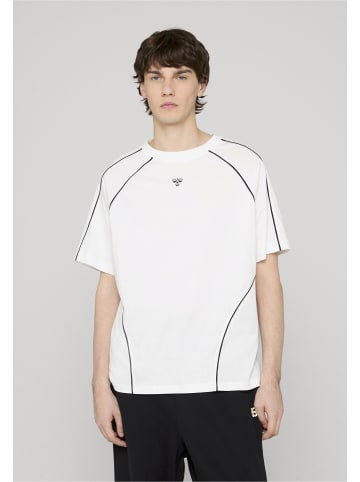 Hummel T-Shirt in white/black