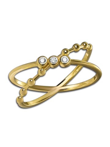 GoldDream Goldring 333 Gelbgold - 8 Karat Crossed Größe 56 (17,8) Ringe
