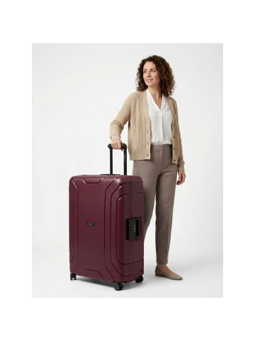 Redolz Essentials 15 4-Rollen Trolley 75 cm mit Dreipunkt-Verschluss burgundy