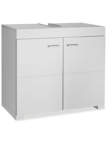tectake Badezimmerschrank ohne Waschbecken, Belastbarkeit 35kg, 60 x 35 x 56cm