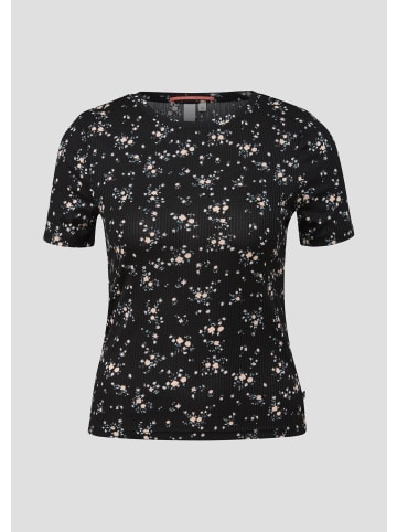 QS T-Shirt in 99A1_schwarz