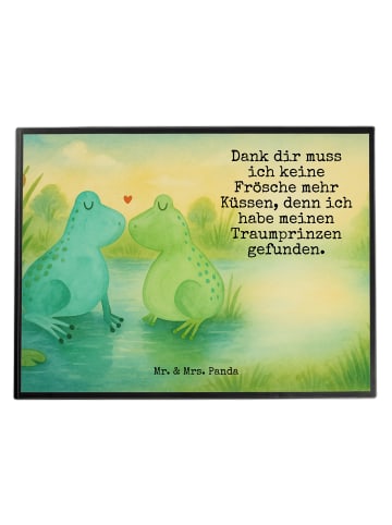 Mr. & Mrs. Panda Schreibunterlage Frosch Liebe Design mit Spruch in Weiß