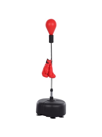 HOMCOM Punchingball-Set,Ø48 x H136-154 cm,Rot