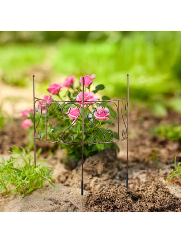 relaxdays 2 x Staudenhalter in Braun - (B)31 x (H)41,5