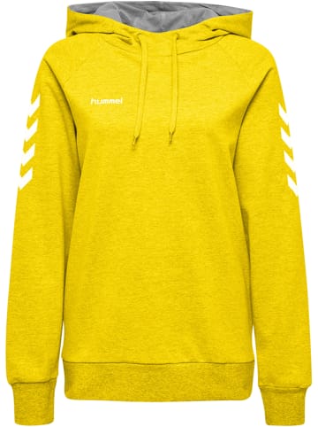 Hummel Hummel Cotton Kapuzenpullover Hmlgo Multisport Damen Atmungsaktiv in SPORTS YELLOW