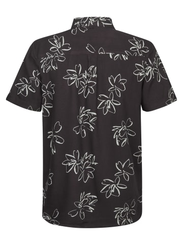 Petrol Industries Allover-Print Hemd Orion in Schwarz