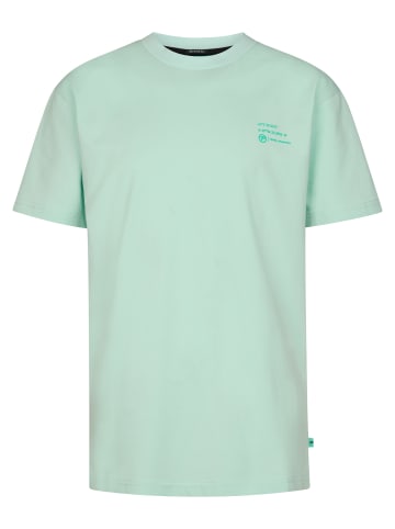 Petrol Industries T-Shirt mit Rückenprint Zorro in Grün