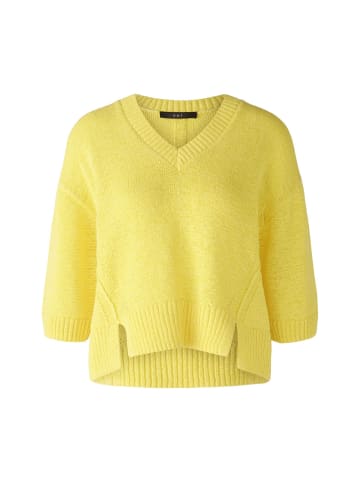 Oui Pullover Baumwollmischung in yellow