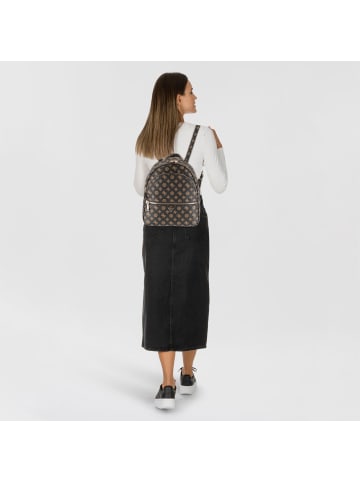 Guess Manhattan II City Rucksack 34 cm in mocha logo