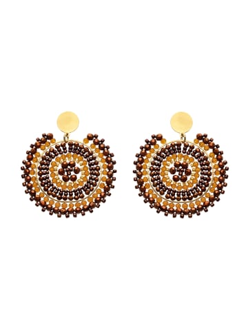usha FESTIVAL Women Earrings in Brown