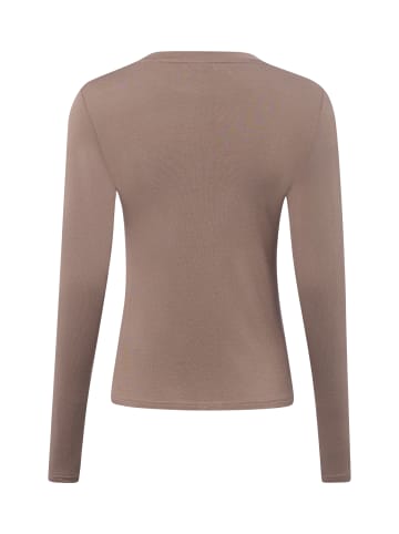 Marie Lund Langarmshirt in taupe