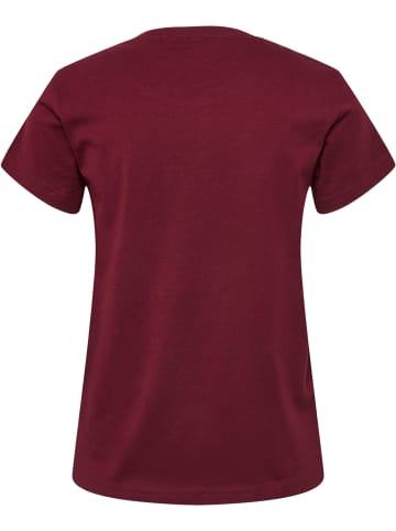 Hummel Hummel T-Shirt Hmlbooster Damen in CABERNET