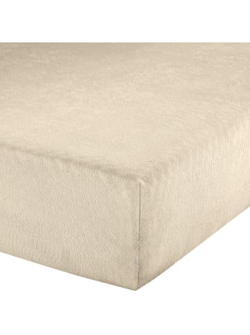 Erwin Müller Frottee Spannbettlaken Füssen in leinen