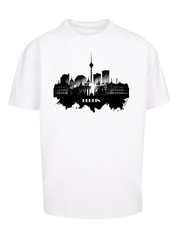 F4NT4STIC T-Shirt Cities Collection - Berlin skyline in weiß