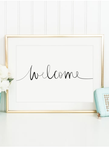 Tales by Jen Poster / Kunstdruck "Welcome" I Ohne Rahmen