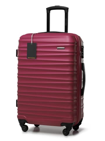 Wittchen MEDIUM SUITCASE FROM ABS WITH LUGGAGE TAG in Bordeaux