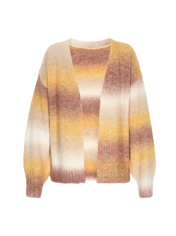 Albee Women Cardigan in Braun Mehrfarbig