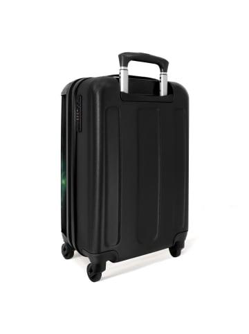 NoBoringSuitCases Suitcase, Handgepäck, Koffer, Reisekoffer Fußball orange grün