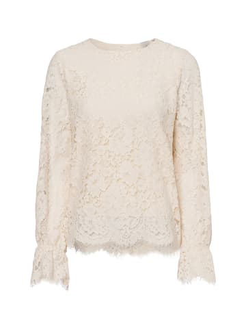 Y.A.S Blusenshirt YASPerla in beige