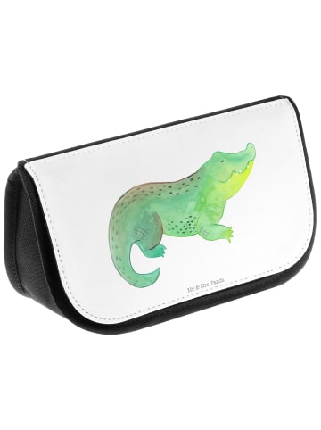 Mr. & Mrs. Panda Waschbeutel Krokodil ohne Spruch in Weiß