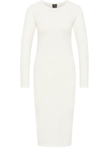 DreiMaster Damen Strickkleid in Wollweiss