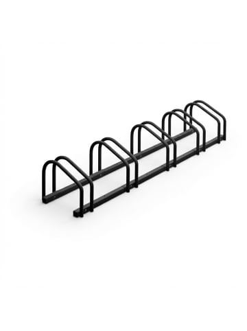 relaxdays Fahrradständer in Anthrazit - (B)130 x (H)27 x (T)33 cm