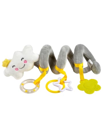 Homea Spielzeugspirale für Babybett in grau