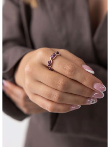PURELEI Ring Purple Dusk Rosegold