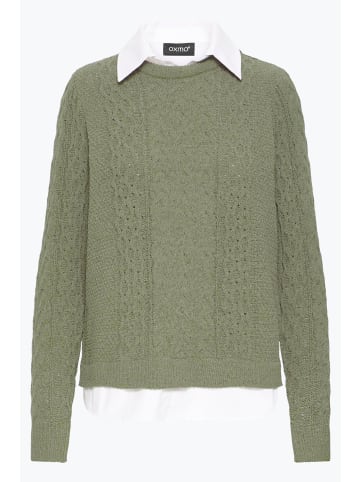 Oxmo Strickpullover OXFSANVI PU 1 in Grün