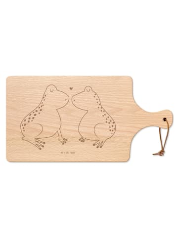 Mr. & Mrs. Panda Frühstücksbrett Frosch Liebe ohne Spruch in Transparent