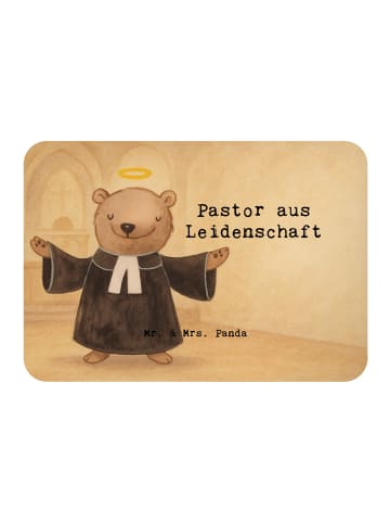 Mr. & Mrs. Panda Magnet Pastor Leidenschaft Design mit Spruch in Weiß