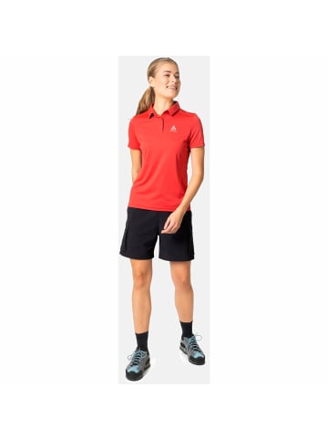 Odlo Polo shirt s/s CARDADA in Dunkelrot