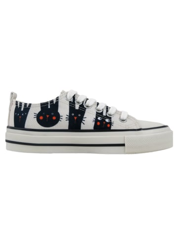 Dogo Liria Sneaker - Line of Rabbits in Blau