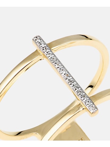 Diamant L'éternel Ring aus 375 Gelbgold mit Diamant