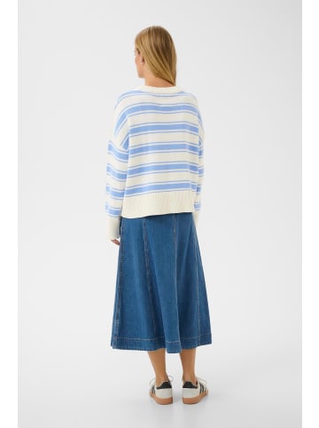 PART TWO Strickpullover SerafinePW Baggy fit in Hydrangea Trio Stripe