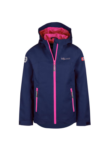 Trollkids Funktionsjacke Telemark in navy/pink
