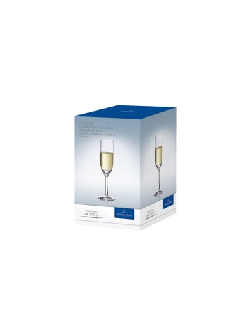 Villeroy & Boch 4er Set Champagnergläser Octavie 160 ml transparent in transparent