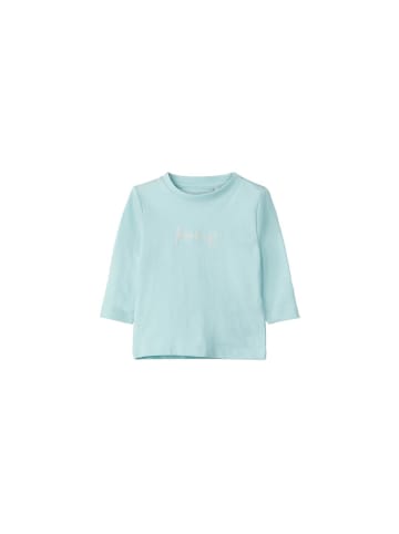 name it Mädchen Langarmshirt bestickt in Blau