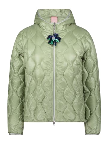 CARTOON Steppjacke mit Eingrifftaschen in Swamp