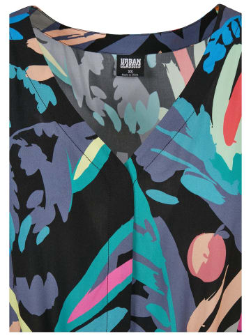 Urban Classics Urban Classics Damen Ladies Short Viscose Belt Jumpsuit in blackfruity