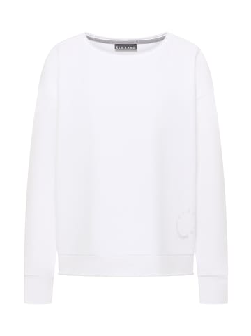 ELBSAND Sweatshirt Ritva in Bright White