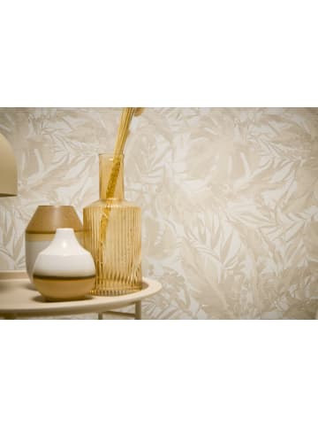 A.S. Création Tapete Leafy Paradise in Beige-Creme