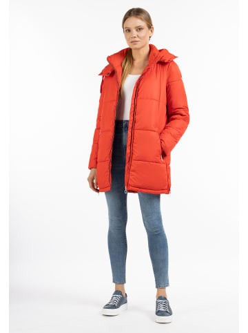DreiMaster Maritim Damen Parka Mit Wattierung in Rot Weiss