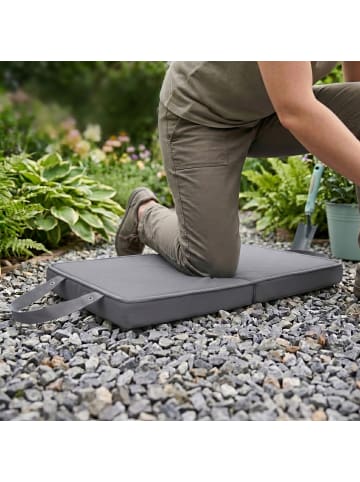 relaxdays Kniekissen in Grau - (B)61 x (H)6 x (T)34 cm