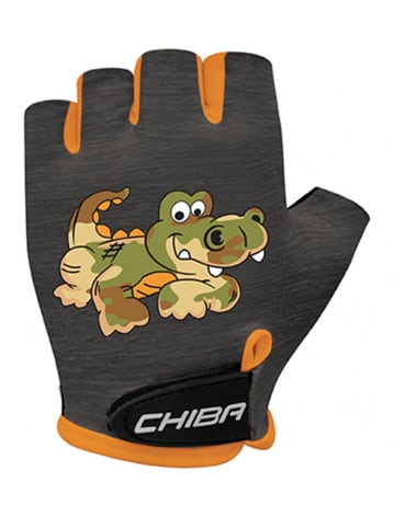 Chiba Cool Kids - Kinder-Radhandschuhe Crocodile, Griptec-Innenhand,
