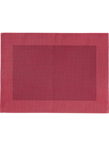 Erwin Müller Tischset 8er-Pack Lissabon in weinrot