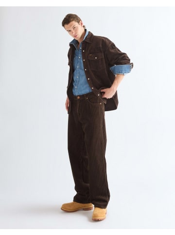 Wrangler Langarmhemd Western in Coffee