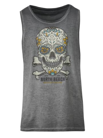 KOROSHI Tank Top Shirt in grau